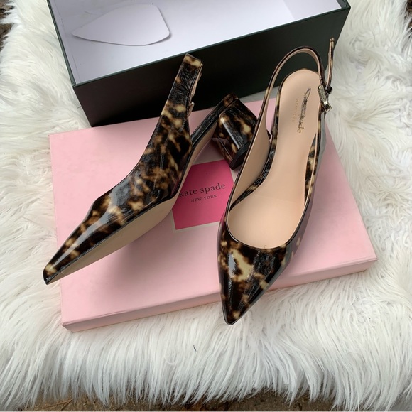 kate spade Shoes - Kate Spade Mika Tortoise Shell Heels Size 6.5